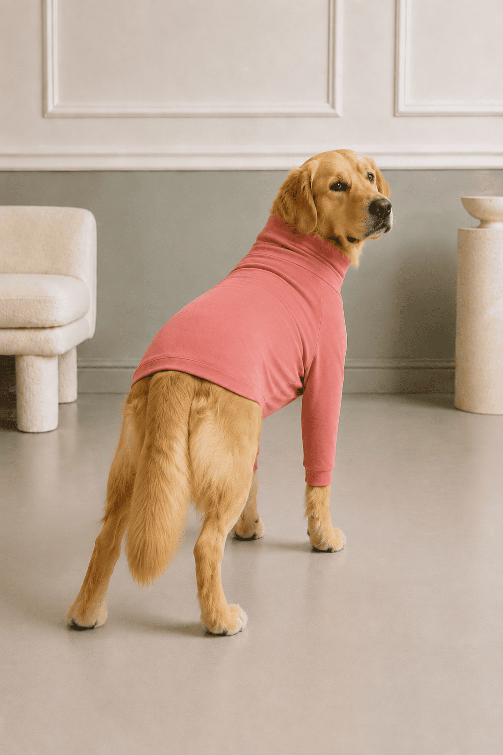 Blush Pink Long Neck T-shirt