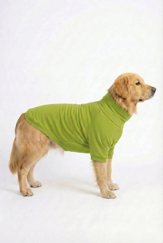 Bamboo Green Long Neck T-shirt for Dogs and Cats