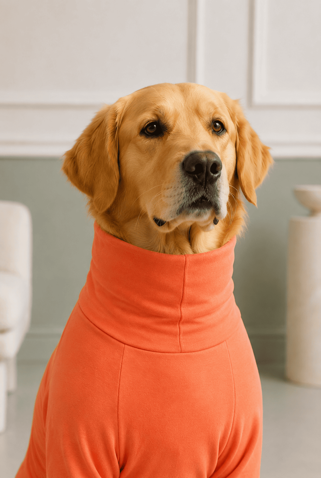 Coral Peach Long Neck T-shirt