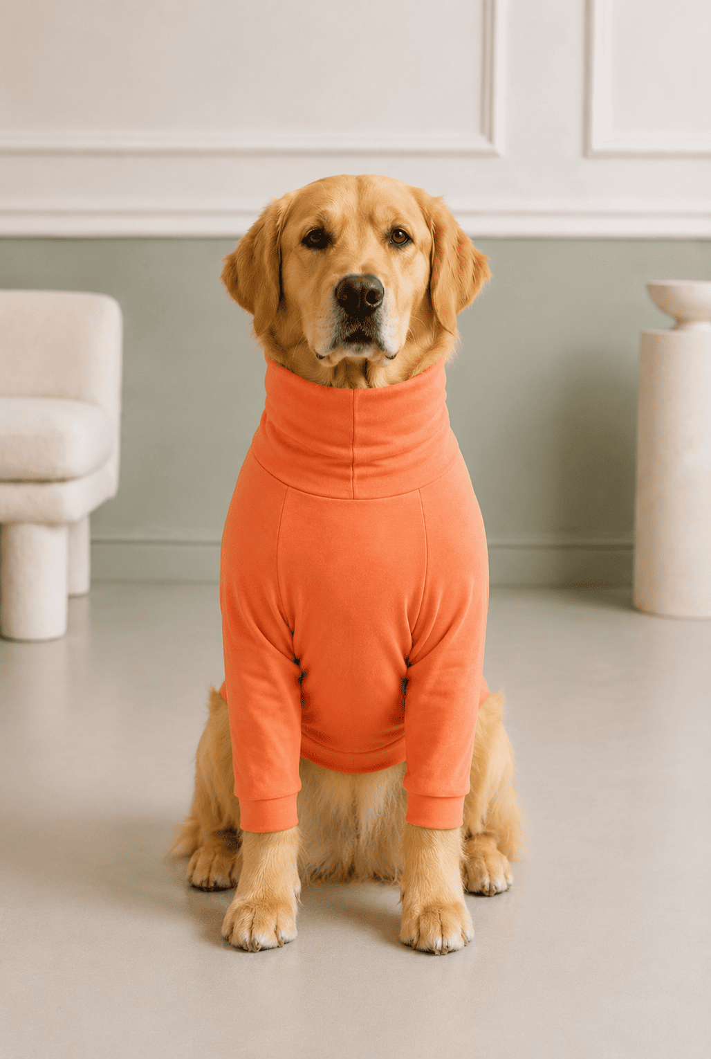 Coral Peach Long Neck T-shirt