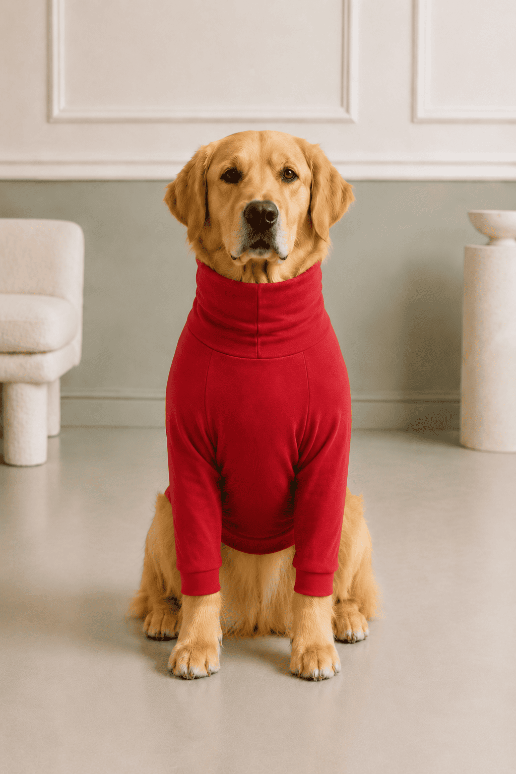 Cherry Red Long Neck T-shirt