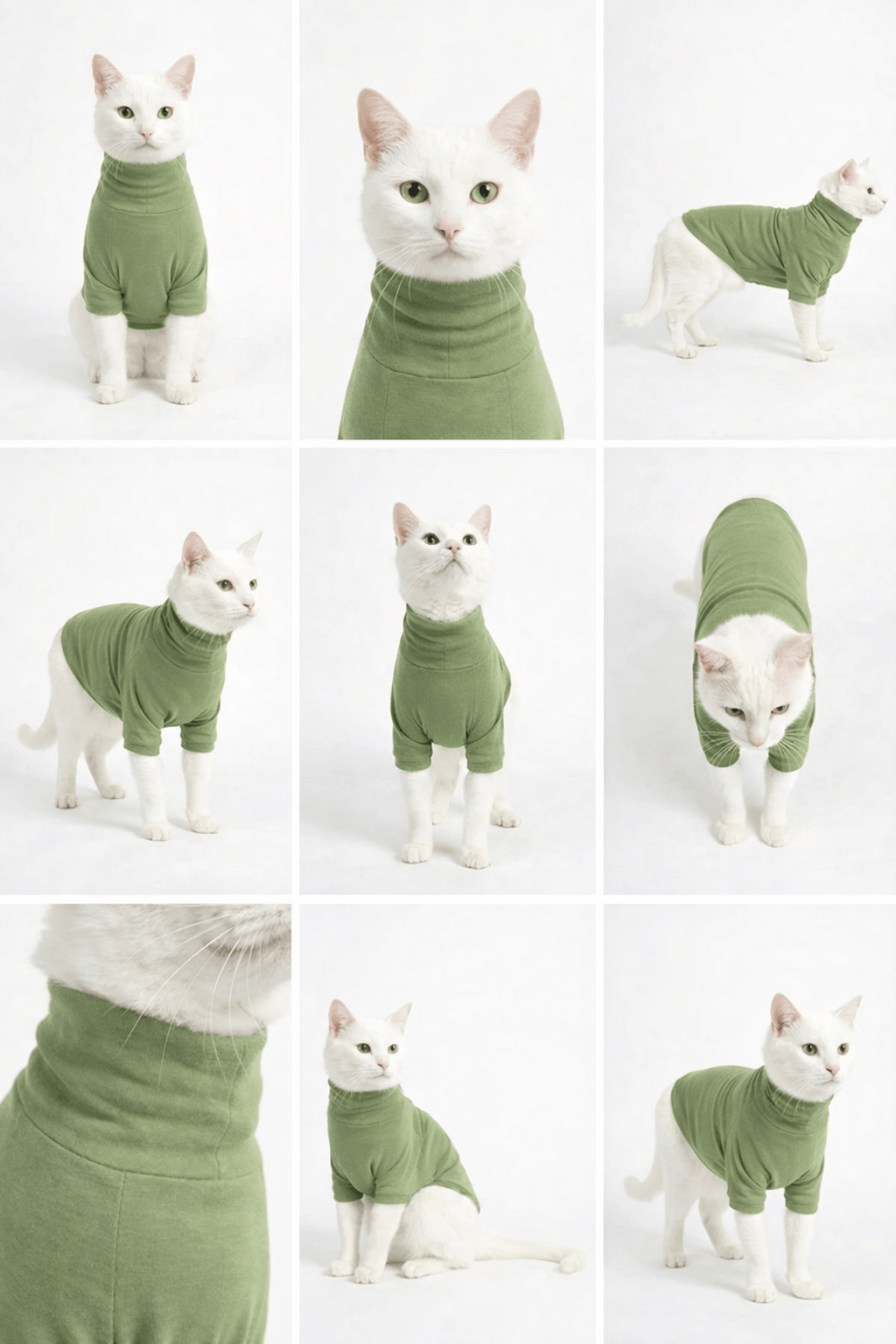 Meadow Green Long Neck T-shirt