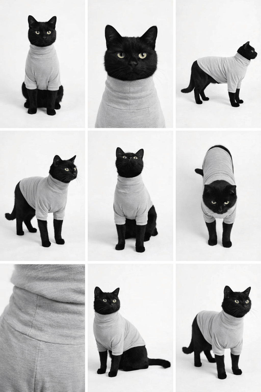 Stone Grey Long Neck T-shirt