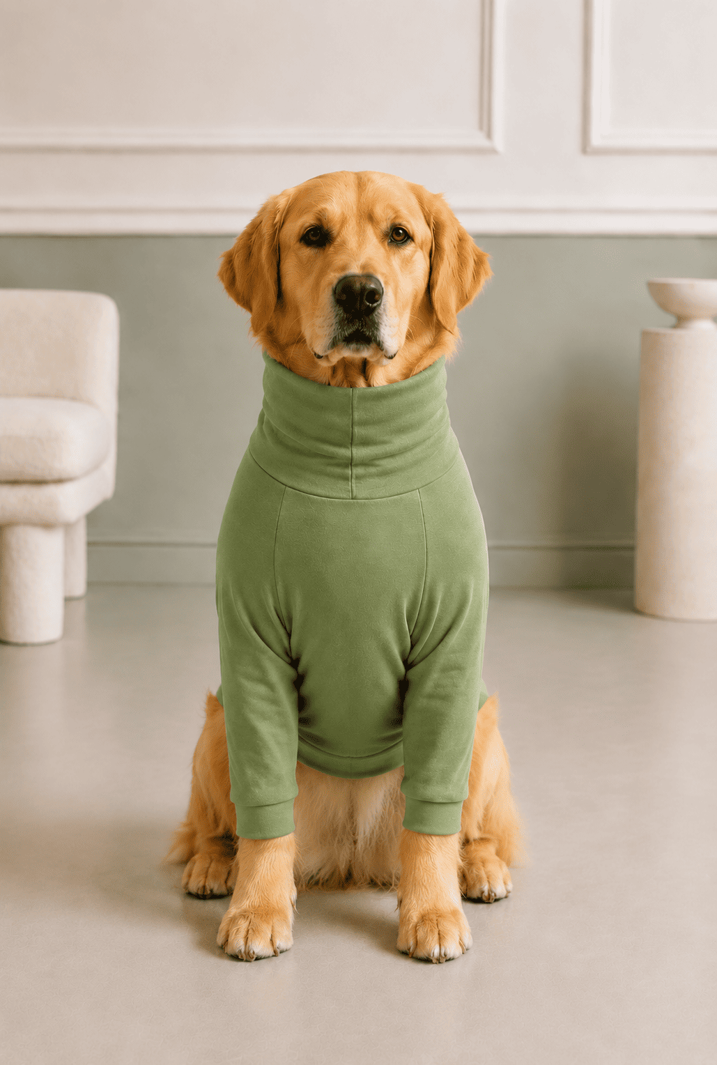 Meadow Green Long Neck T-shirt
