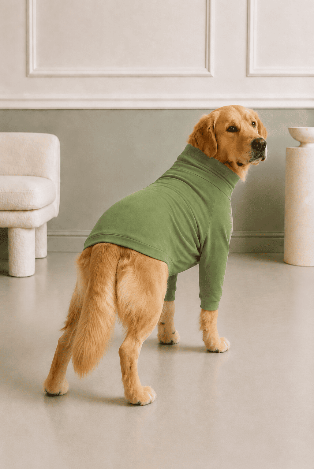 Meadow Green Long Neck T-shirt