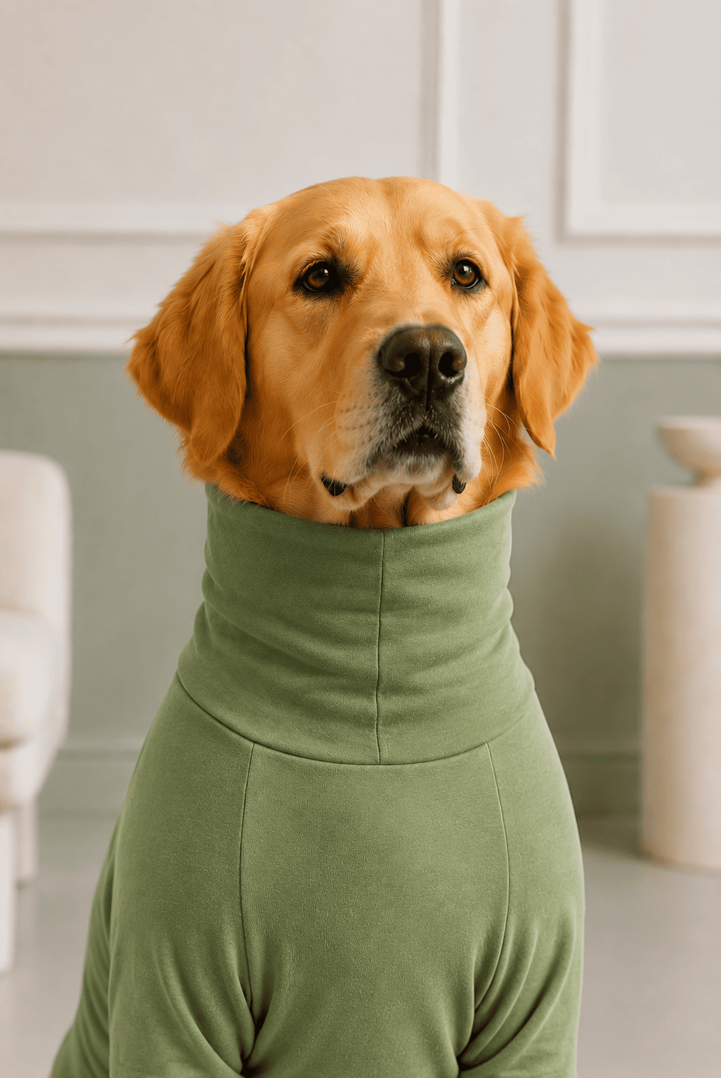 Meadow Green Long Neck T-shirt