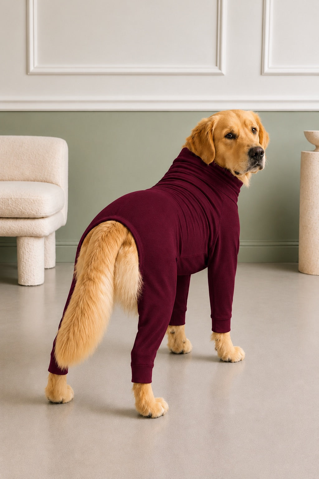 Wine Four-Leg Onesie