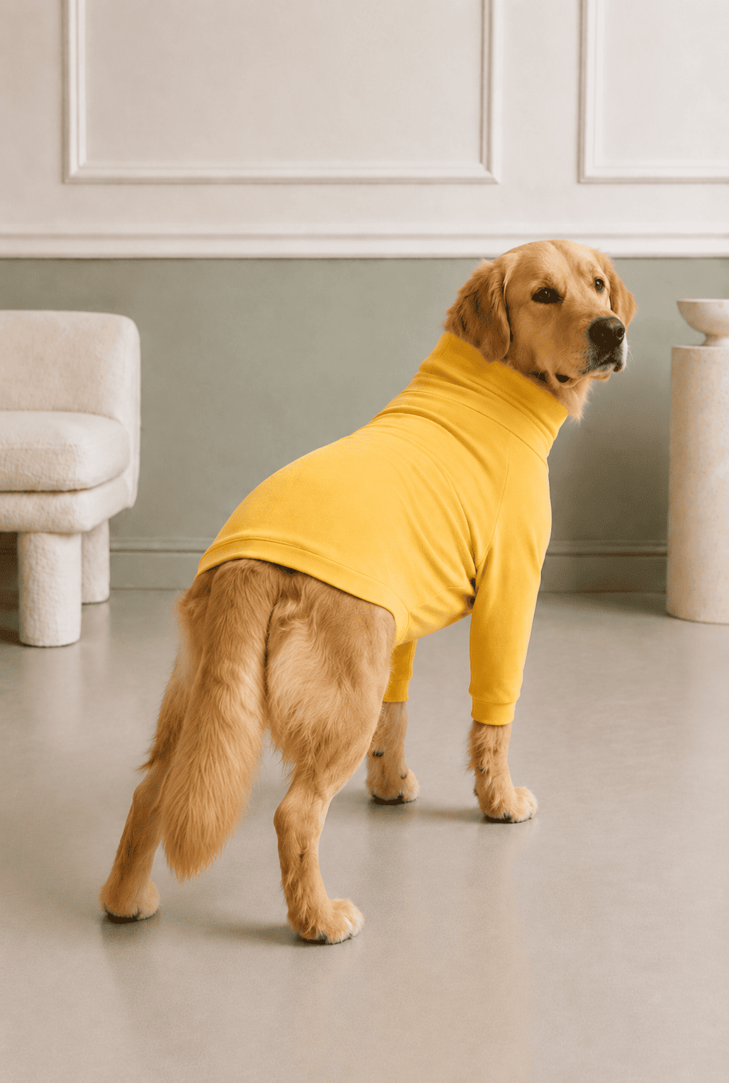 Sunshine Yellow Long Neck T-shirt