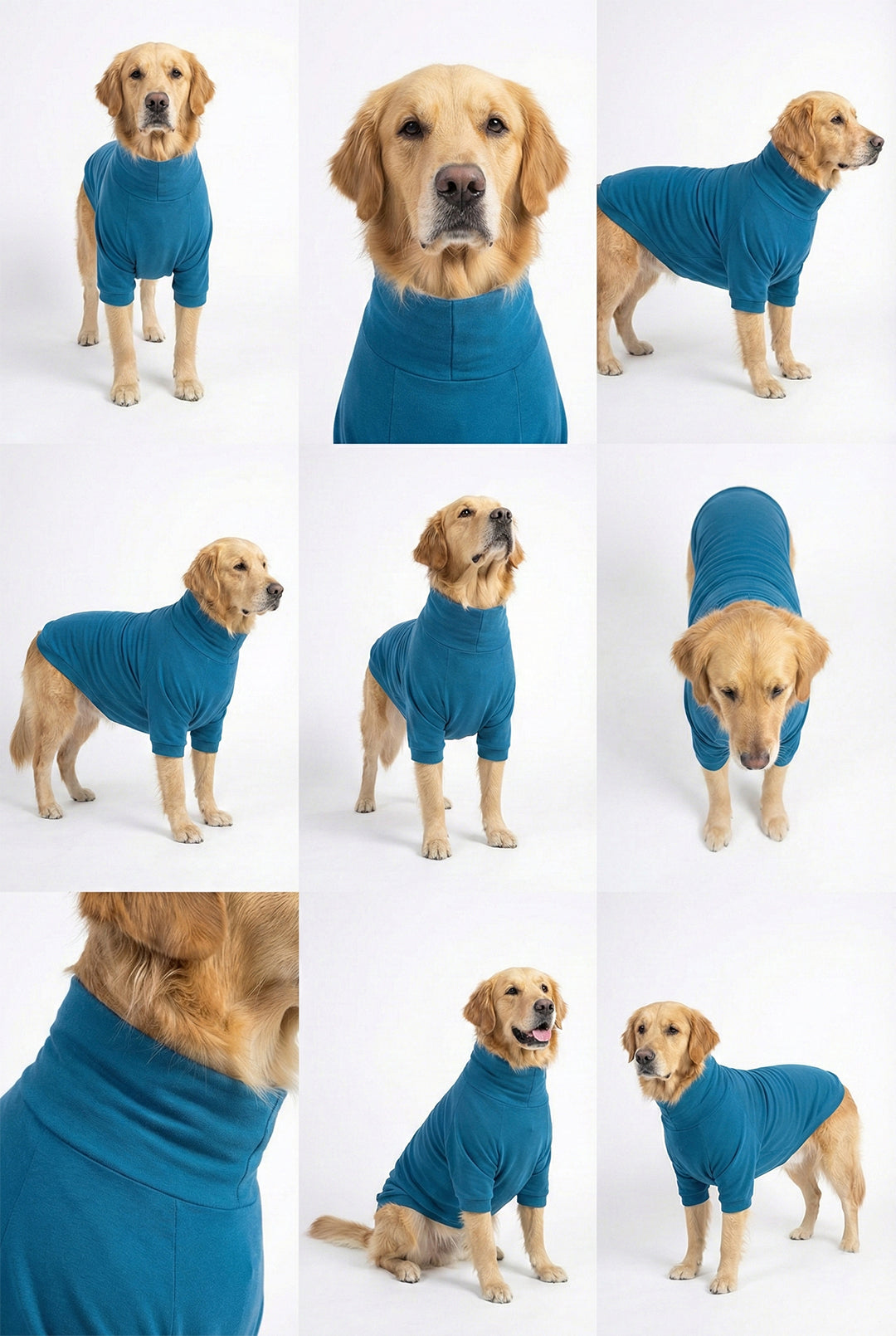 Sky Blue Long Neck T-shirt - image 6
