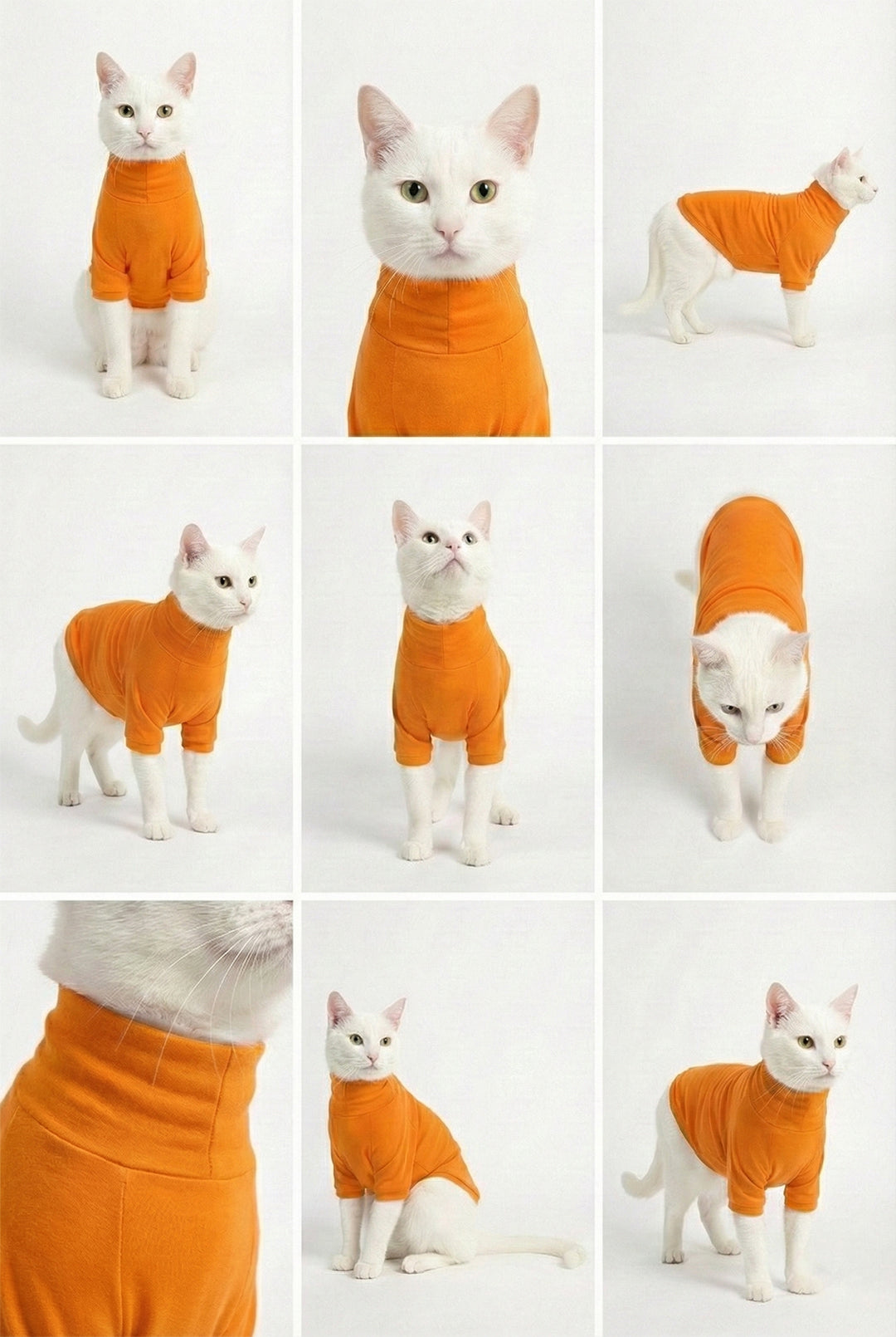 Sunset Orange Long Neck T-shirt - image 4